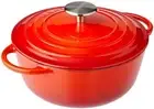 Casserole 4L 24cm Red - Pyrolux