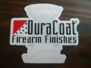 Duracoat Firearms Finishes Lauer Custom Weaponry Sticker Decal NEW