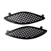 L&R Hood Vent Grilles Grid Grille Trim For Dodge Charger SRT Hellcat 2015-2020