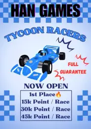 Mono_poly_GO Event Tycoon Racers - Point System & 1st Place(READ DESCRIPTION)