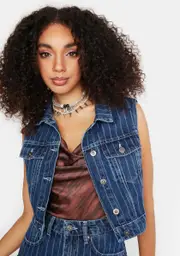 [The Ragged Priest] Degree Denim Vest
