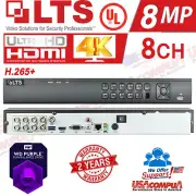 LTS 8CH DVR LTD8508K-ST (2TB PURPLE) Platinum Pro 4K+2 IP 4K HD-TVI AHD CVI 8MP