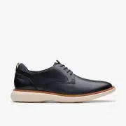 Clarks Men's Brantin Plain Navy Leather 26179385