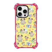 iPhone 16 Pro Bounce Case MagSafe Compatible SLOWCOASTER Playing-Damsook pattern Phone Case