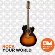 Takamine G70 Acoustic Guitar 12-String Jumbo Sunburst Pickup Cutaway TGJ72CE12BS