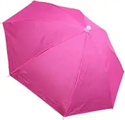 Hands Umbrella - Fishing Umbrella Hat with Elastic Band | UV Protection Umbrella Cap Adjustable Headwear for Fishing Golf Camping Beach Gardening Sunshade