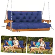 Porch Swing Cushions with Backrest Waterproof 2-3 Person Seat Thickened 5"