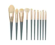 Blue Makeup Brushes Set With Bag Soft Eyeshadow Eyebrow Brush Girls Be Size 10pcs -no bag