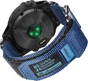 Compatible With Garmin Nylon Watch Band Sports Strap For Fēnix/Instinct/Forerunner/Vivoactive/Approach/MARQ/Quatix/Enduro/D2 Series Replacement Band 20/22/26MM