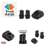 AB1207LA-P2C G12 Series 12V Li-ion Interchangeable 2 Battery Packs with 1 Qui...