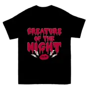 Creature Of The Night Rocky Horror Slogan T-shirt