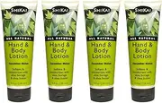 [ShiKai] Cucumber Melon Hand & Body Lotion (8oz, Pack of 4) | Daily Moisturizing Skincare for Dry and Cracked Hands | With Aloe Vera & Vitamin E