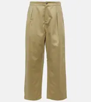 [Burberry] Burberry Cotton straight pants UK 16 green