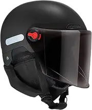 Full Face Motorcycle Helmet - Men's Ski Helmet Winter | Removable Ear Protection Snowboard Helmet Men, Windproof Gear Helmets, Warm Bikes Helmet, High-Definition Lenses, Breathable for Men Women