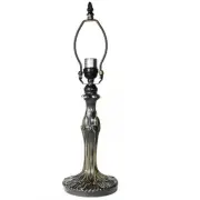 Bysantine Lamp Base, Antiq.Bronze Finish/Gold Highlts, Nicely Weighted,17.5"Tall