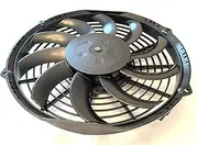 SPAL 30100435 10'' Low-Profile Fan Puller Curved Blades 12Volt 802 Cfm