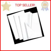 100 Sheets White Tissue Paper Artdly 14 x 20 Inches Recyclable White Wrapping Pa
