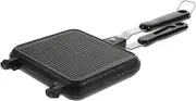 ASAKKURA Detachable Double Sided Nonstick Sandwich Baking Pan Versatile Frying Pan for Breakfast for Waffles Eggs and Grilled Cheese Outdoor Cooking Tool