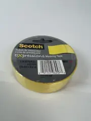 Scotch Expressions Masking Tape, 0.94 Inch x 20 Yards, Yellow
