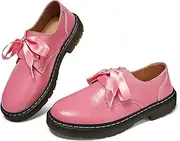 [FLSHO] Women's Lace-up Loafers Slip-on Comfortable & Light-Weight Office Dress Shoes