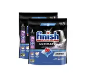 2 Pack Finish Ultimate Material Care Dishwasher Tablets 70 Pack