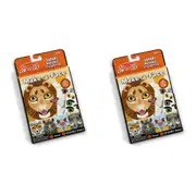 2x Melissa & Doug On The Go Reusable Stickers Safari Kids/Childrens Toy 4+
