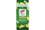 Ajax Eco Antibacterial Disinfectant Cleaning Wipes Lemon 110 Pack