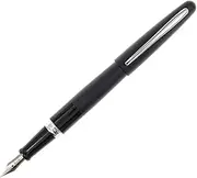 Metropolitan Collection Black Barrel Fine Nib Fountain Pen, Black Ink, Pilot