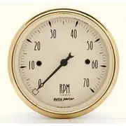 Autometer Golden Oldies Tachometer In Dash Electric - 7,000 RPM, 3 1/8 Inch, Full Sweep, AU1595