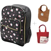 在飛比找momo購物網優惠-【SANRIO 三麗鷗】Hello Kitty全開式背包+便