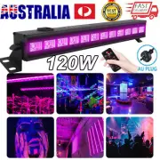 120W UV Blacklight UV Wall Washer Light Bar DMX DJ Disco Party Lights+Remote