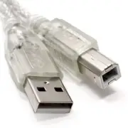 3 Pack 15FT 15FEET USB 2.0 A TO B HIGH SPEED PRINTER SCANNER CABLE CORD Silver