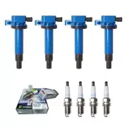 New Set of 4 Performance Ignition Coil & Denso Spark Plug for xA xB/ Echo Prius (for: Toyota)