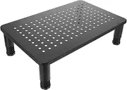 1Pc Adjustable Height Computer Monitor Stand Rack Space Saver Desktop Organizer for Laptop Monitor Ergonomic Design for Comfortable Eye Level Durable