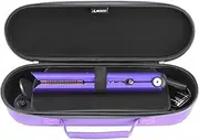 [RLSOCO] Case for Dyson Airstrait/Corrale Hair Straightener,Professional Hard Travel Carrying Case, Shock-Proof & Water Resistant -Purplek (Case Only)