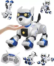 Remote Control Dog Toys for Kids, Dog-e Programmable Interactive Follow & Touch
