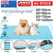 Dog Cooling Mat Pressure Activated Pet Cat Self Cooling Pad Bed Summer AU