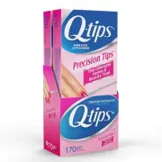 Q-tips Precision Tips Cotton Swabs 170 Count 2-Pack ? Makeup Tools, Beauty, Pers