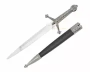 18" Scottish Claymore Short Medieval Dagger With Sheath Brand New