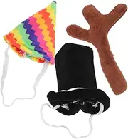 ibasenice 1 Set Plush Doll Accessory Adorable Doll Hat and Antler Decoration for Dress Up Lightweight and Reusable for DIY Projects and Creative Play