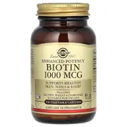 Solgar, Biotin, 1,000 mcg, 250 Vegetable Capsules