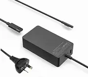 Surface Pro Charger 65W for Microsoft Surface Pro X/8/7+/7/6/5/4/3 Power Supply Surface Book 3 2 1 Laptop/Tablet Surface Go Adapter Work 44W&36W&24W PC with USB Port and 6.5ft AU Power Cord