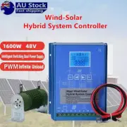 MPPT Wind Solar Hybrid Boost Charge Controller 12V 48V Wind Turbine Station Kit