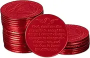 Infinity Aluminum AA Meeting Newcomer Sobriety Chips/Coins/Tokens - Bulk Sets of 25 Medallions - Available in: 24 Hours, 30/60/90 Days, 4/5/6/7/8/9/10/11 Months