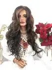 Balayage Ombre Brown Blonde SWISS Lace Front Wig | 18" Sherry 1118 51