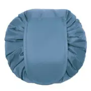 Lazy Cosmetic Bag Printing Drawstring Makeup case Storage Bag Portable Travel [Colour: BLUE]