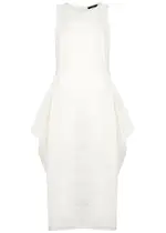 High Other Way Cotton-poplin Midi Dress - White - 40 (UK8 / S) 40 (UK8 / S)