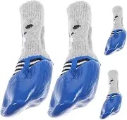 TOGEVAL 4pcs Dog Accessory Pet Socks Portable Dog Paw Protectors Dog Socks Washable Cotton Socks Breathable Cotton Socks Puppy Accessories Paw Protectors for Small Dogs Puppy Supplies