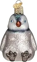Old World Christmas Ornaments Sitting Penguin Chick Glass Blown Ornaments for Christmas Tree