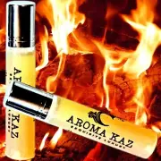 Firewood & Woodsmoke Perfume Roll-On Fragrance Oil Luxury Vegan/Cruelty-Free